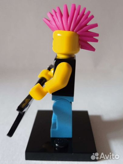Lego minifigures рокер минифигурка лего панк