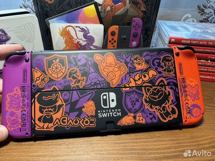 Nintendo switch oled с играми