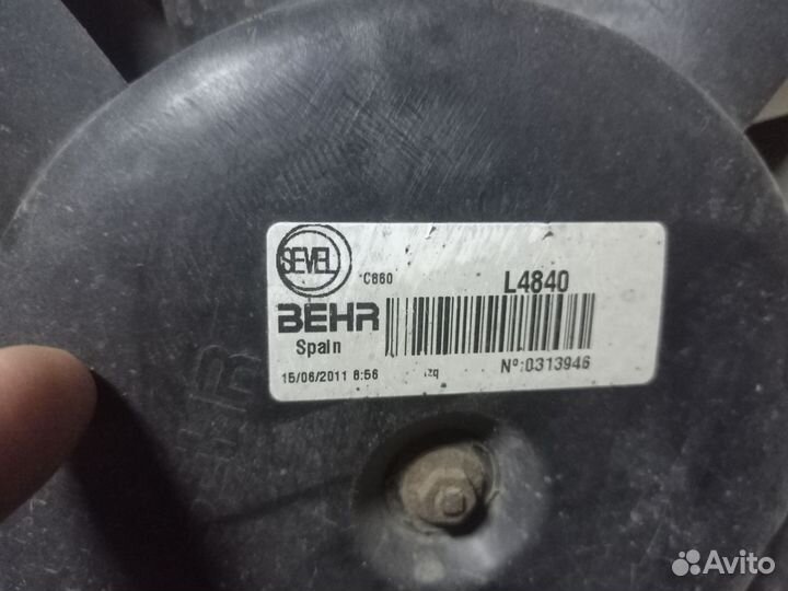 Вентиляторы охлаждения peugeot boxer