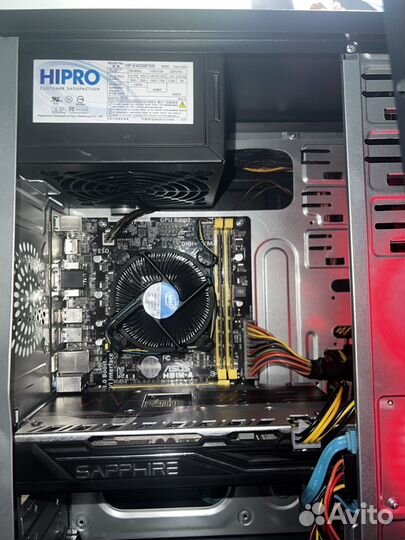 Игровой пк «на высоких» i5/16Гб/RX580 8Gb/SSD+HDD