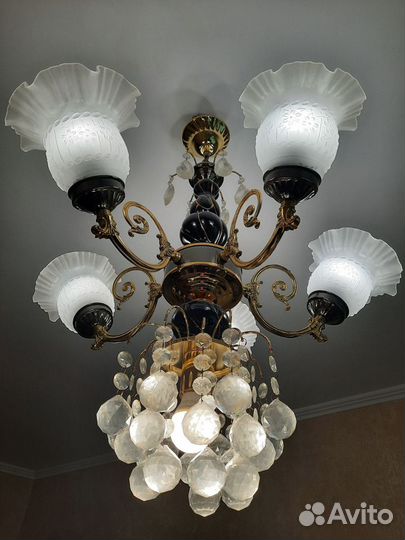 Люстра хрустальная СССР