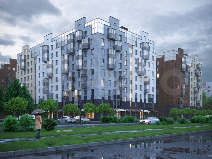Квартира-студия, 29,4 м², 8/9 эт.