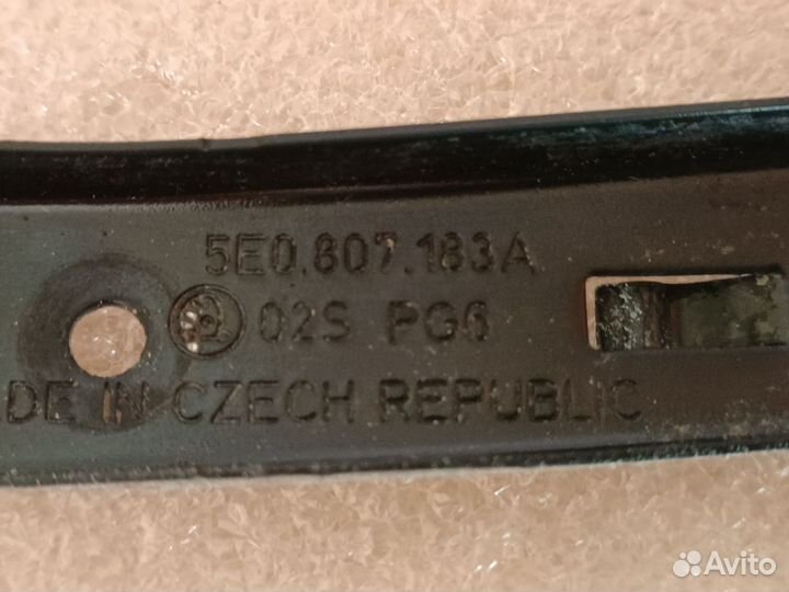 Кронштейн переднего бампера skoda octavia a7 левый