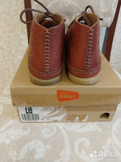 Новые ботинки clarks