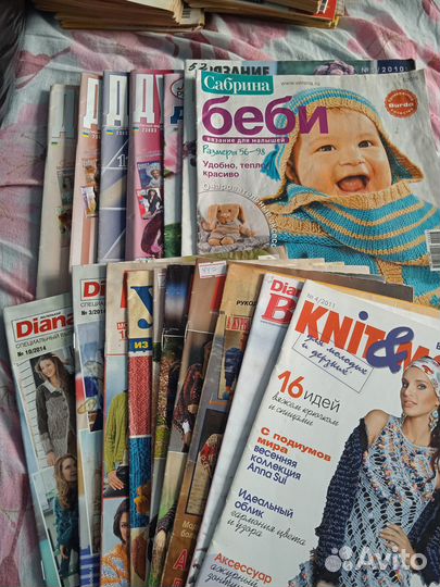 Журналы по вязанию разные