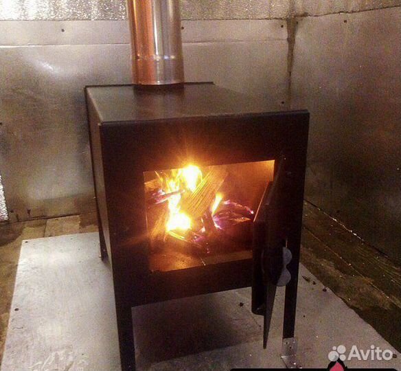 Печь дровяная буржуйка 4мм