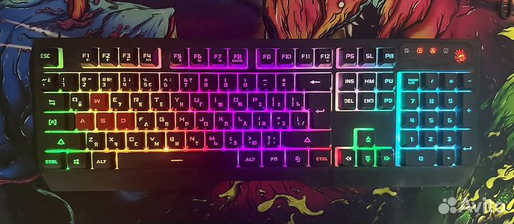 Клавиатура A4Tech bloody + мышка