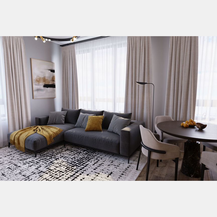 2-к. квартира, 56,4 м², 10/25 эт.