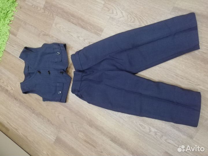 Брюки и жилет на мальчика 1 год