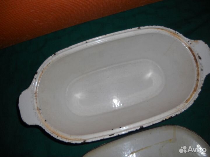 Гусятница эмалированная чугунная СССР самовывоз