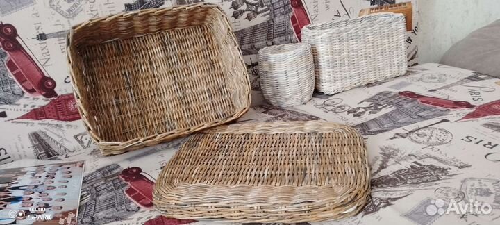 Корзина плетёная