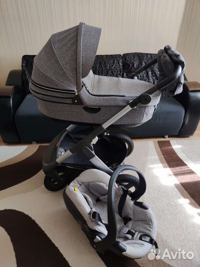 Коляска Stokke Trailz люлька + автокресло