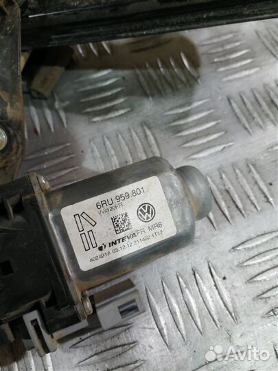 Стеклоподъемник передний левый Volkswagen Polo 612