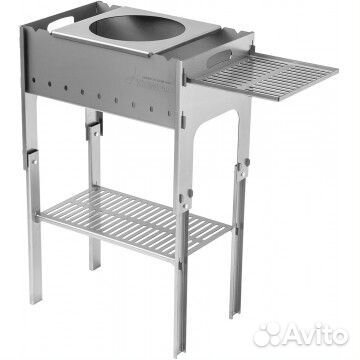 Мангал разборный тонар со столиком и подставкой