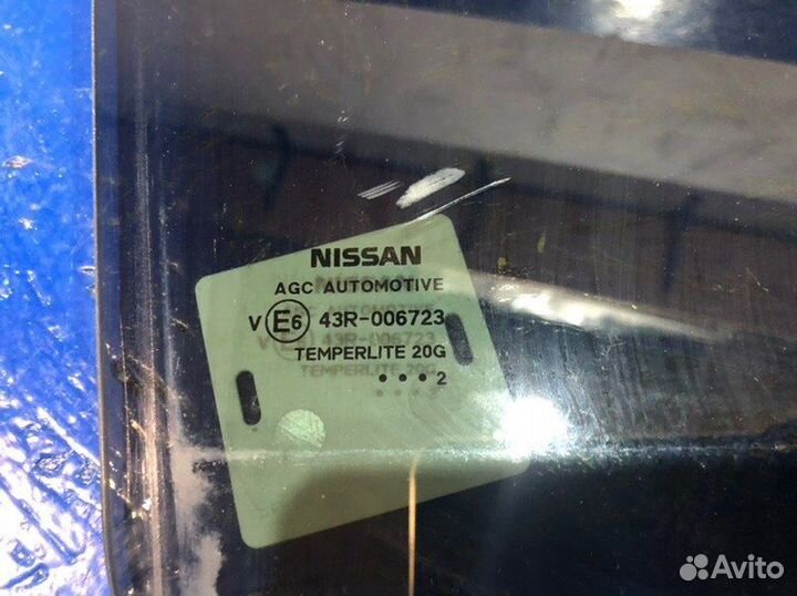 Стекло двери задней заднее правое Nissan X-Trail