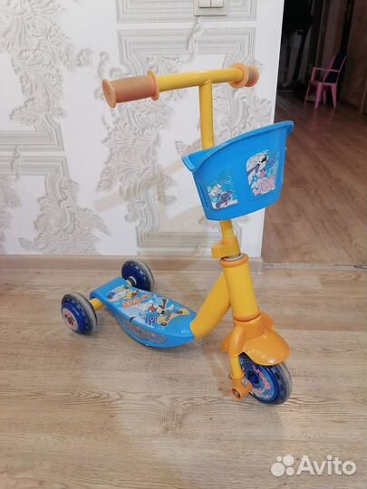 Самокаты детский трехколесный, велосипед