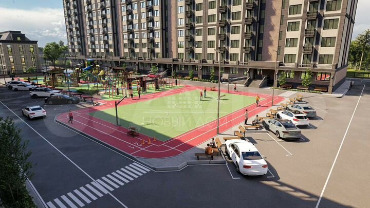 3-к. квартира, 98,5 м², 2/10 эт.