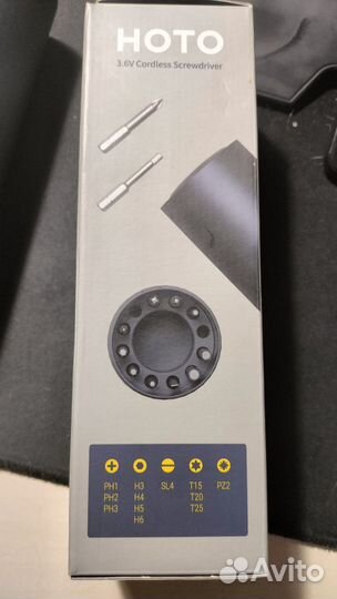 Аккумуляторная отвертка hoto screwdriver