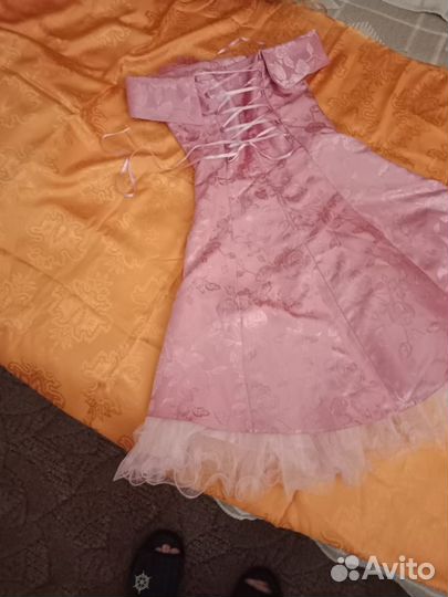 Платье для девочки с подъюбником