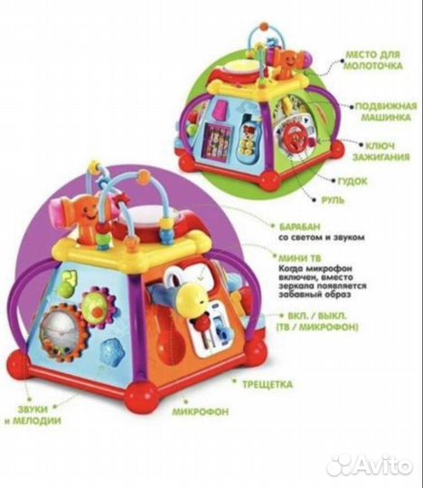 Развивающие игрушки, бизиборд