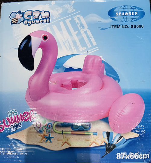 Надувной круг фламинго
