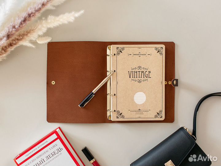 Ежедневник из натуральной кожи