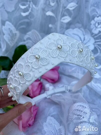 Кокошник диадема корона ободок свадебный