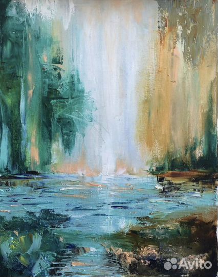 Картина маслом на холсте пейзаж