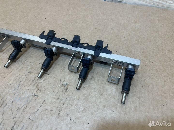 Форсунки n52 топливная рампа 72т.км bmw