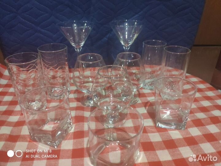 Фужеры, стаканы