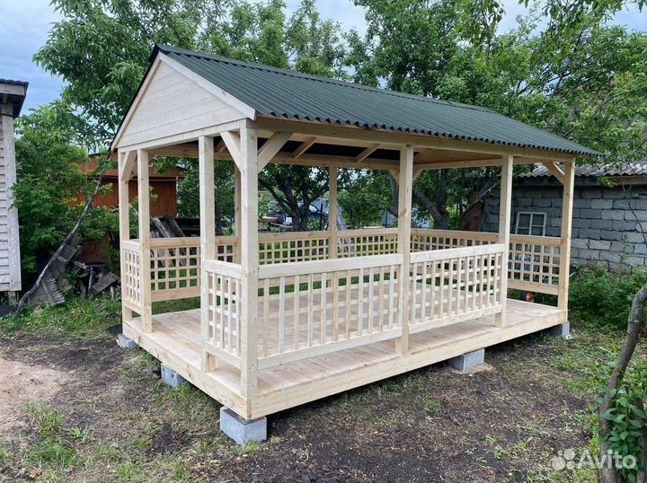 Беседки. Привезём и установим за 1 день