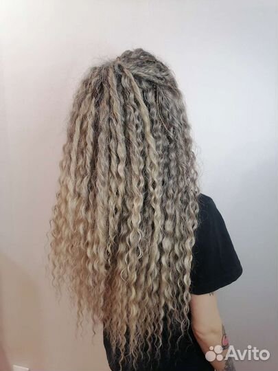 Косы с канекалоном,Афрокосы,Дредокудри