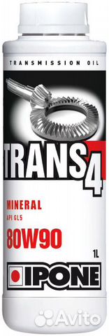 800536 ipone Трансмиссионное масло trans 4 75W-90