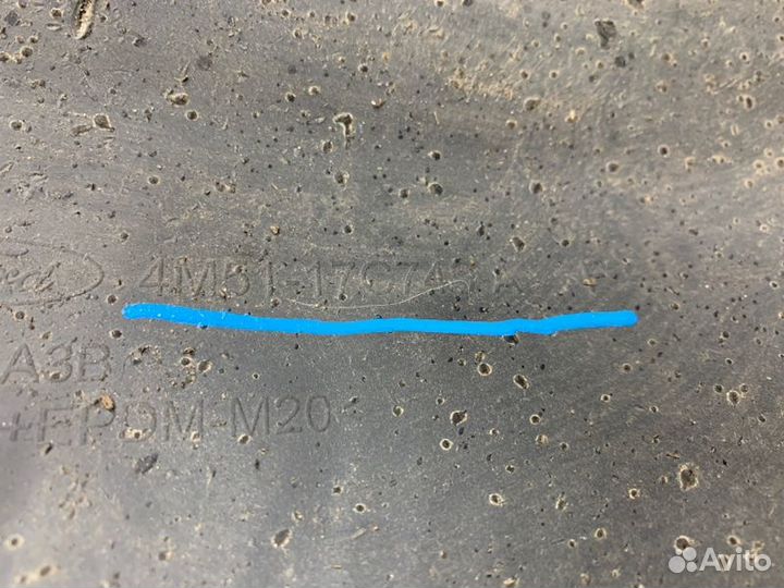 Спойлер переднего бампера Ford Focus Ii 2005-2008