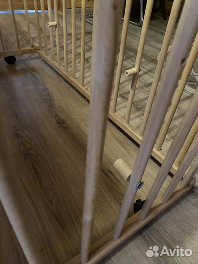 Детский деревянный манеж