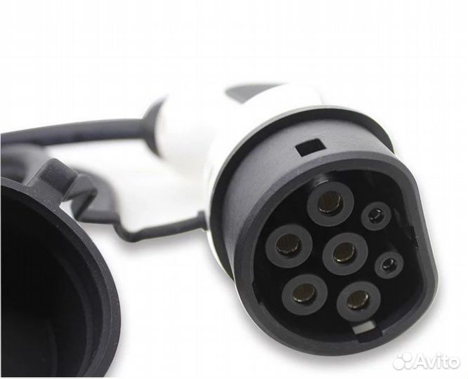 Зарядка для электромобиля Type 2, 11 квт, 3 фазы