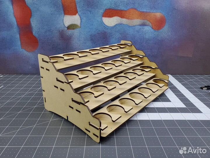 Стойка для красок 28 баночек