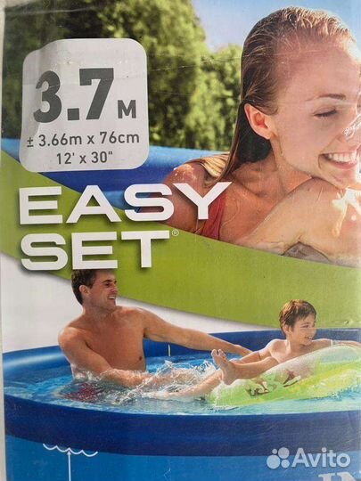 Наземный бассейн надувной