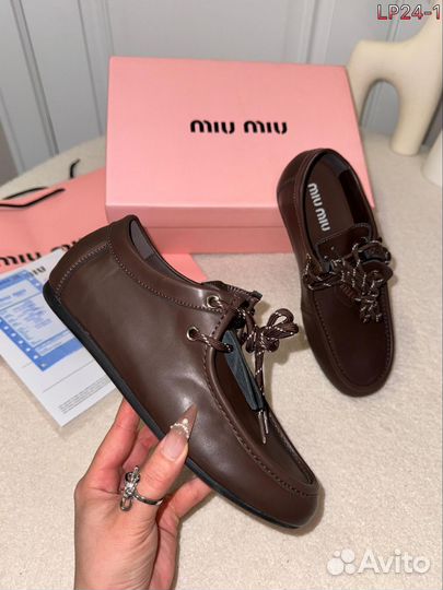 Лоферы miu miu женские