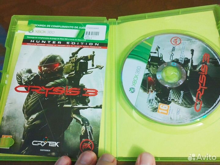 Crysis 3 hunter edition xbox 360 испанский язык