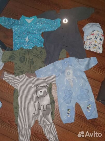 Детские вещи пакетом на мальчика от 0 до 1,5 лет
