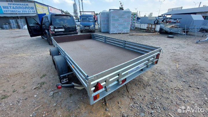 Автоприцеп для перевозки крупногабаритных грузов