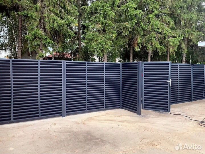 Жалюзийный забор