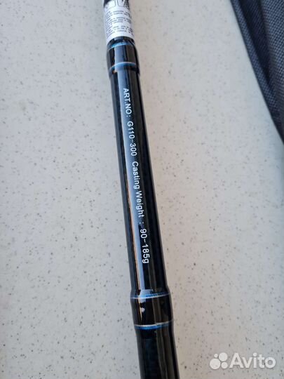 Удилище 3.0m. Тест 90-185g