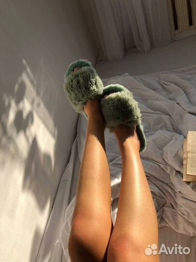 Тапочки женские меховые