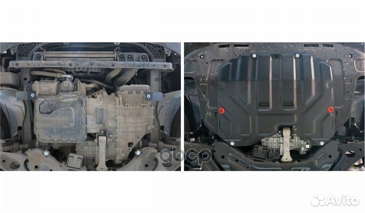 Защита картера и кпп с крепежом hyundai: Ix35