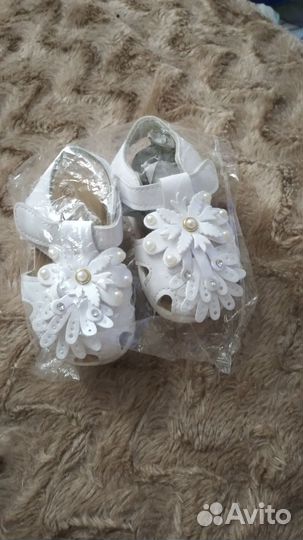 Пинетки для девочки нарядные