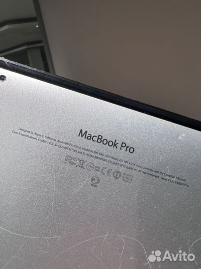 Плата macbook pro 15 a1398