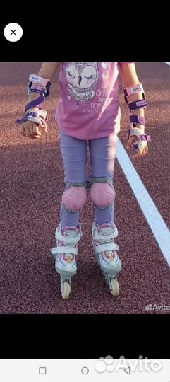 Ролики раздвижные + защита 26-29