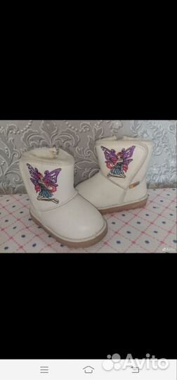 Сапожки зимние детские на девочку